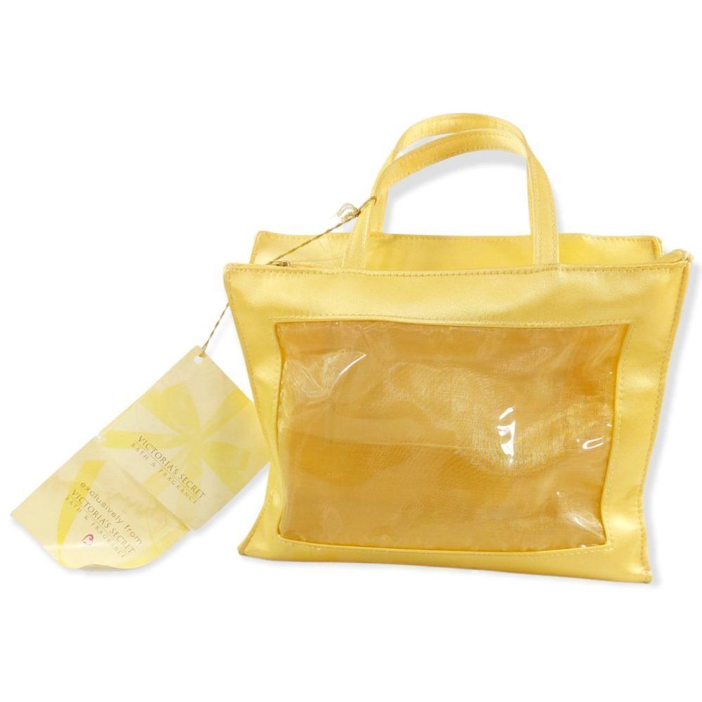Victoria's Secret Bath & Fragrance Yellow Bag